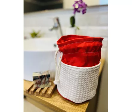 Sac de transport tissu avec lien coulissant