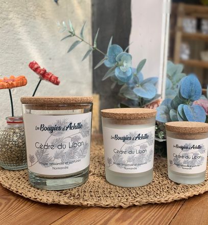 Bougie parfumée Cèdre du Liban