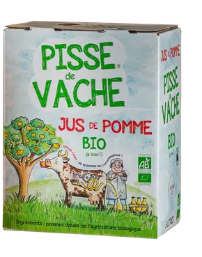Jus de pomme bio en bib 3 litres