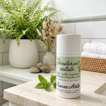 Déodorant solide parfum Menthe & Palmarosa